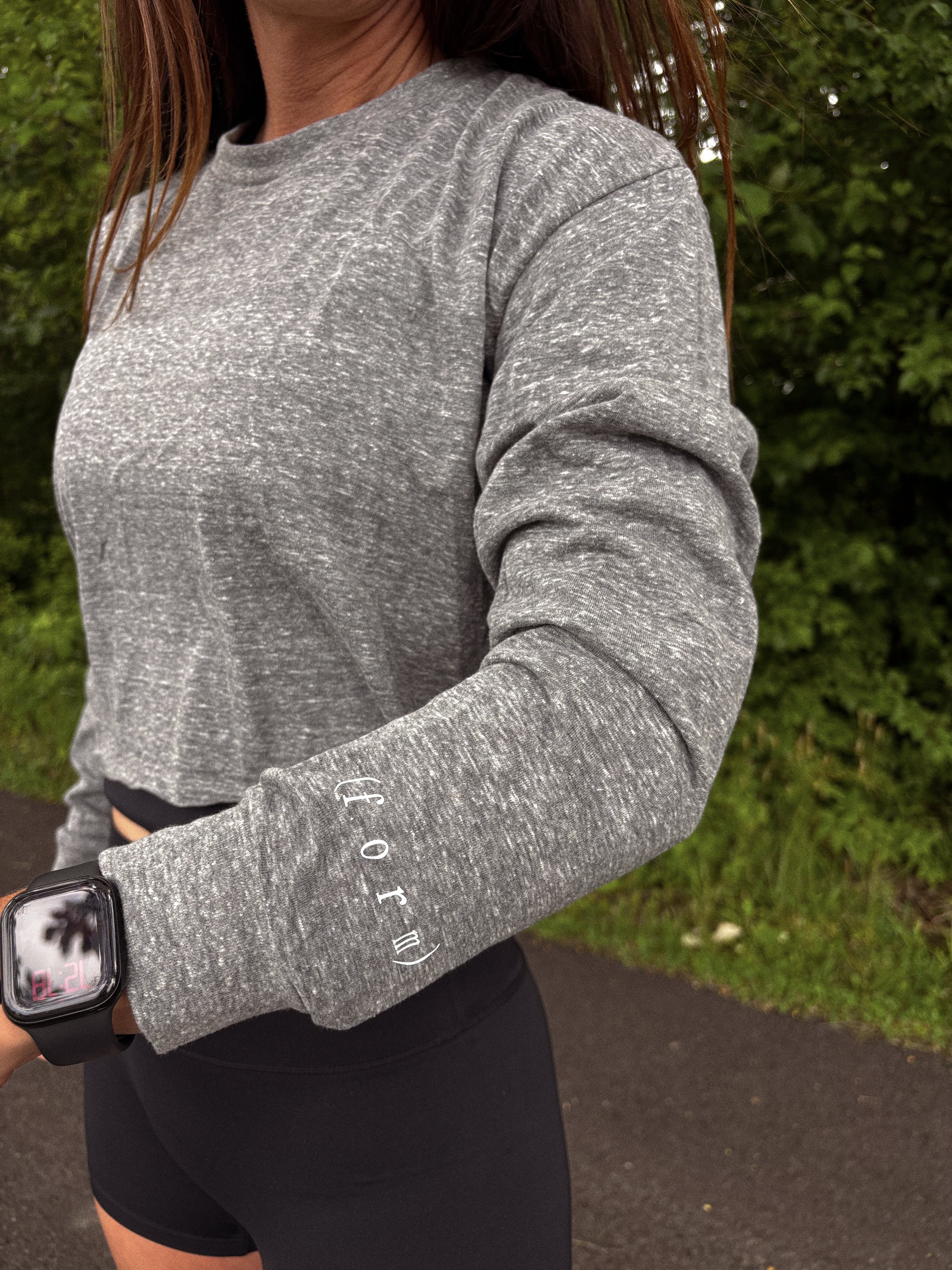 Cropped Long Sleeved T